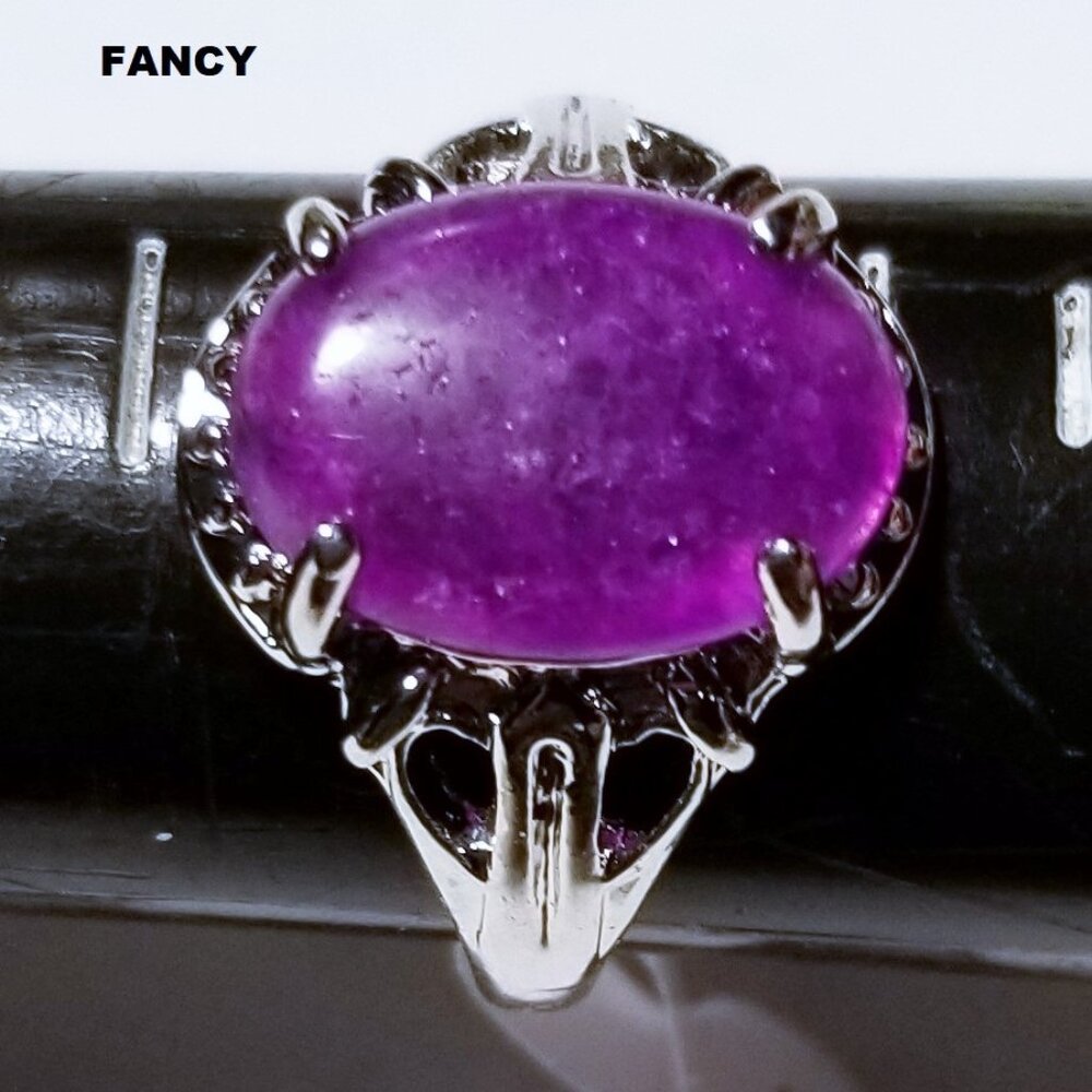 Oval Amethyst Rings - Picture 2 of 4